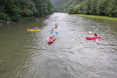 Rafting pe Valea Bistriței