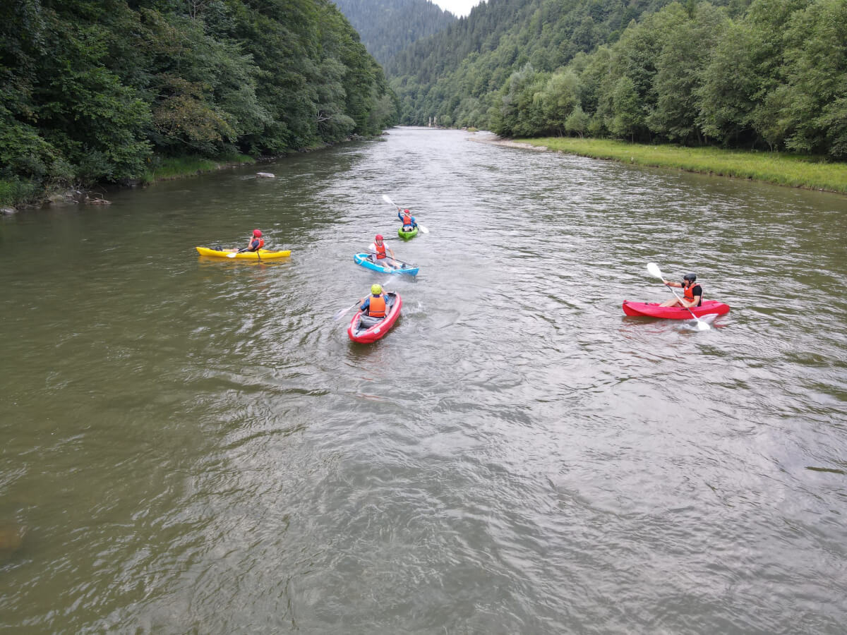 Rafting pe Valea Bistriței